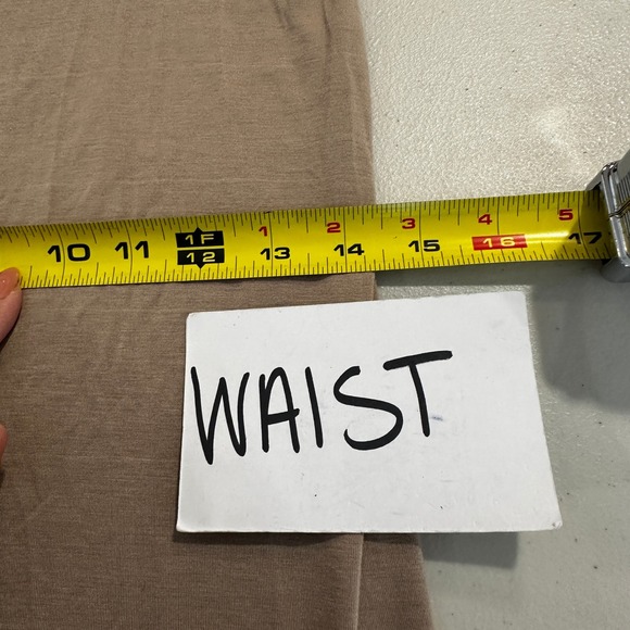 Three Bird Nest Taupe Lace Hem Cami Mini Slip Dress Small Boho Fairycore Shabby - Picture 6 of 7